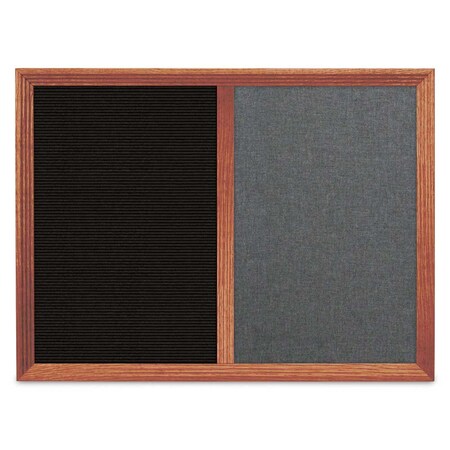 United Visual Products Enclosed Corkboard, 1 Door, 72"x36", 4" Fra, UV3418-GOLD-APRICOT UV3418-GOLD-APRICOT